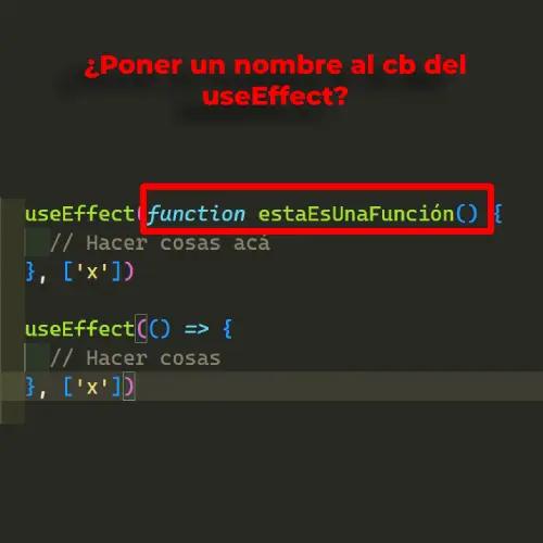 post image about Utilizar funciones con nombres dentro del hook useEffect de react suena un poco... raro ¿no? Pues no, o al menos no lo es para Cory House.